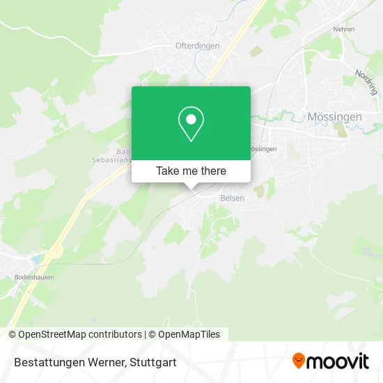 Карта Bestattungen Werner