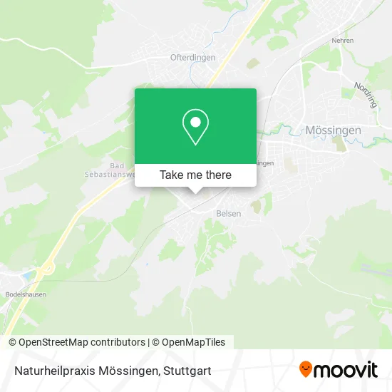 Карта Naturheilpraxis Mössingen