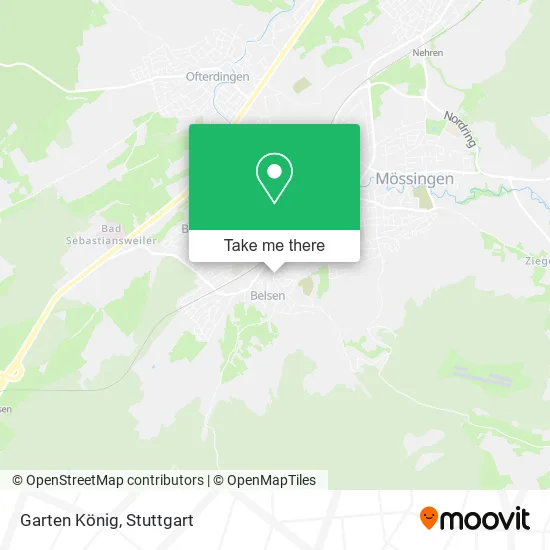 Карта Garten König