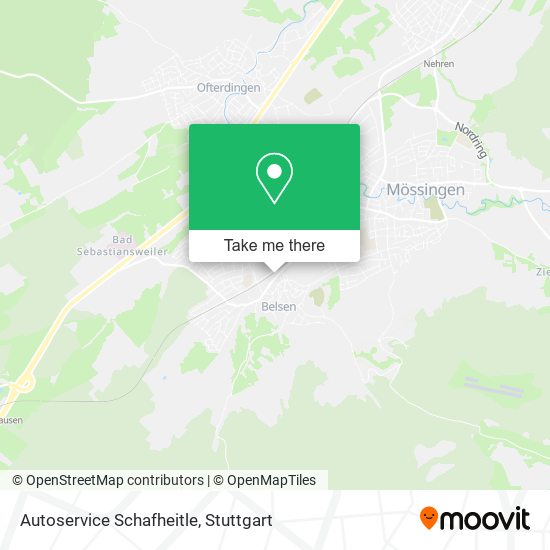 Autoservice Schafheitle map