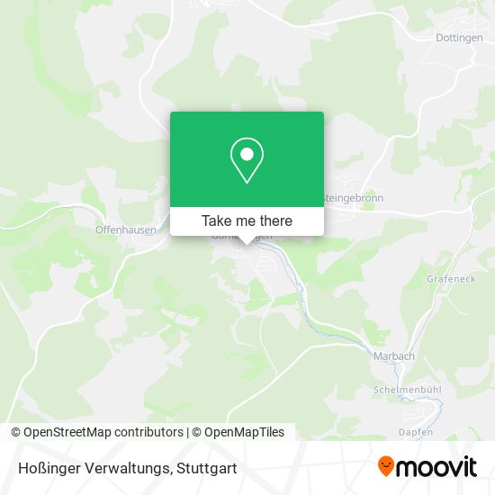 Карта Hoßinger Verwaltungs