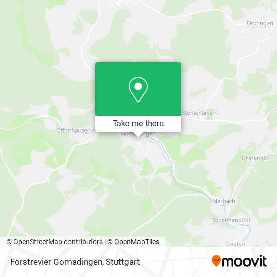 Карта Forstrevier Gomadingen
