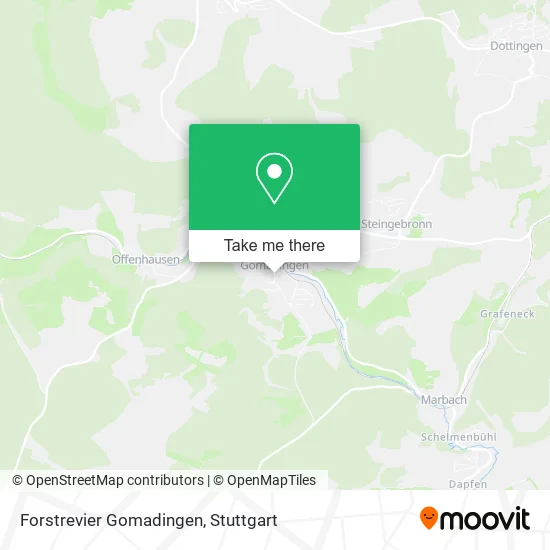 Карта Forstrevier Gomadingen