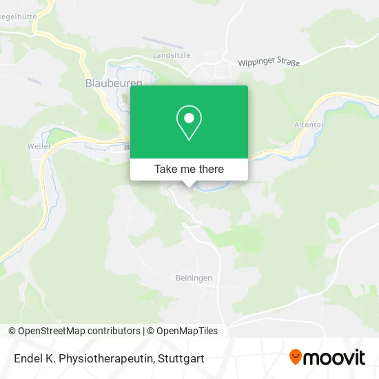 Карта Endel K. Physiotherapeutin