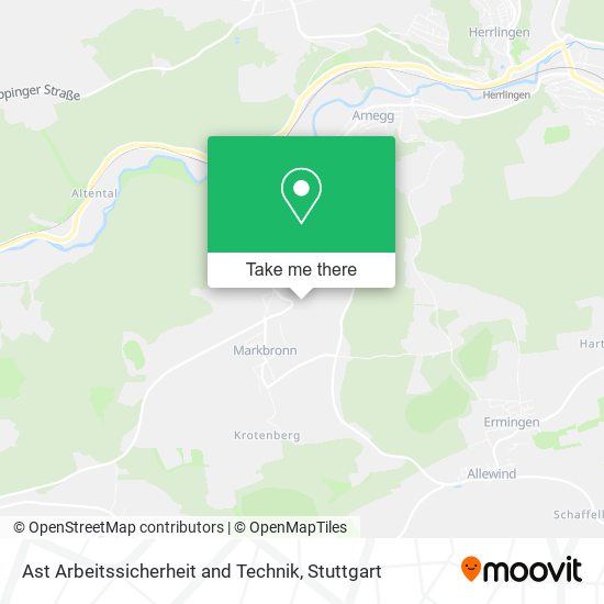 Ast Arbeitssicherheit and Technik map