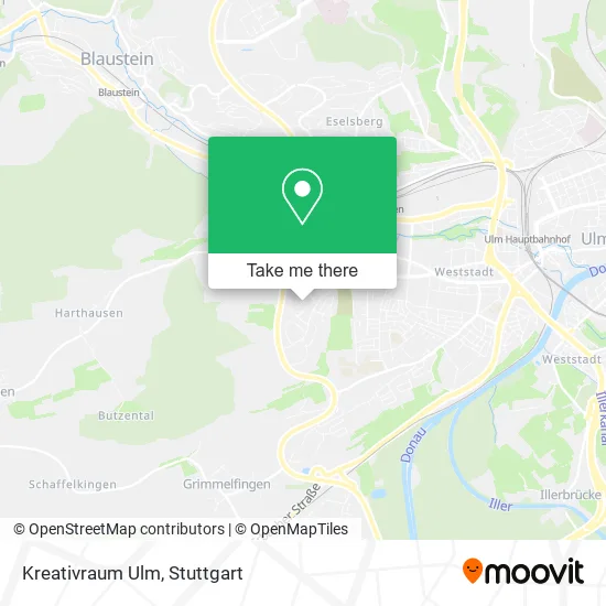 Карта Kreativraum Ulm