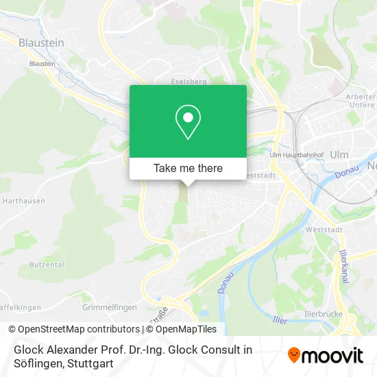 Карта Glock Alexander Prof. Dr.-Ing. Glock Consult in Söflingen