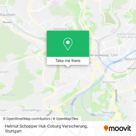 Карта Helmut Schopper Huk-Coburg Versicherung