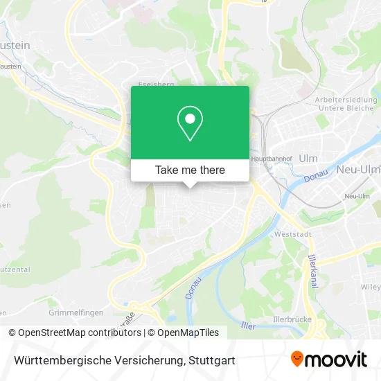 Карта Württembergische Versicherung