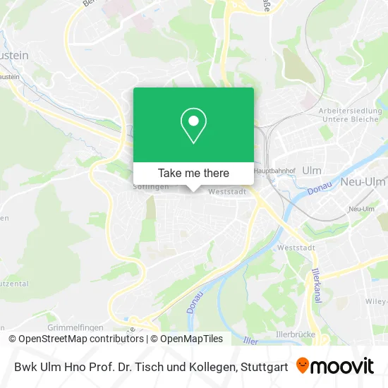 Карта Bwk Ulm Hno Prof. Dr. Tisch und Kollegen