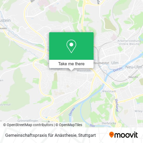 Карта Gemeinschaftspraxis für Anästhesie