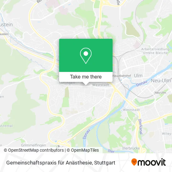 Карта Gemeinschaftspraxis für Anästhesie