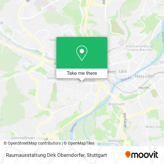 Карта Raumausstattung Dirk Oberndorfer