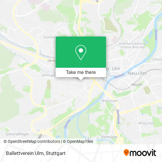 Карта Ballettverein Ulm