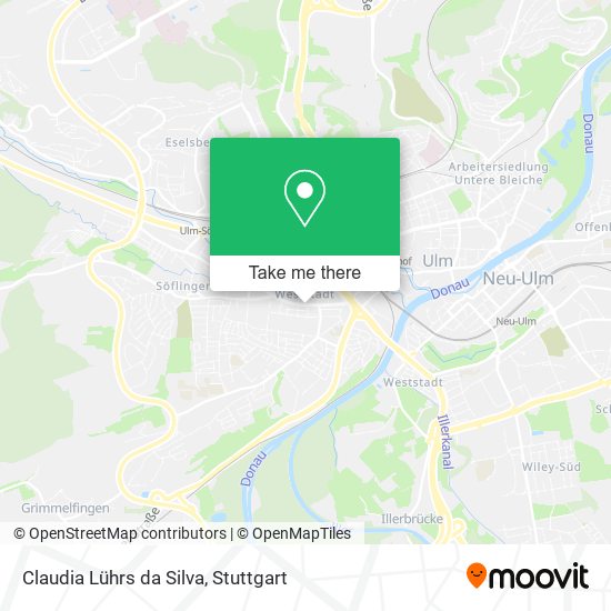 Claudia Lührs da Silva map