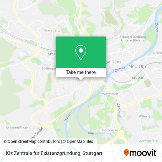 Kiz Zentrale für Existenzgründung map