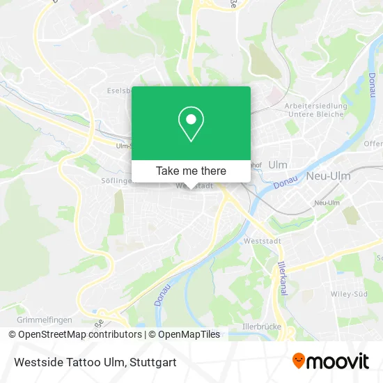 Карта Westside Tattoo Ulm