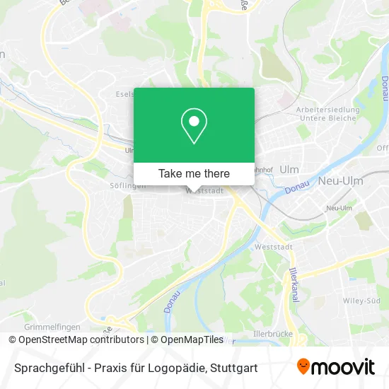 Карта Sprachgefühl - Praxis für Logopädie