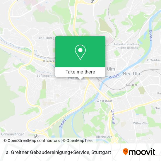 Карта a. Greitner Gebäudereinigung+Service
