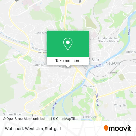 Карта Wohnpark West Ulm