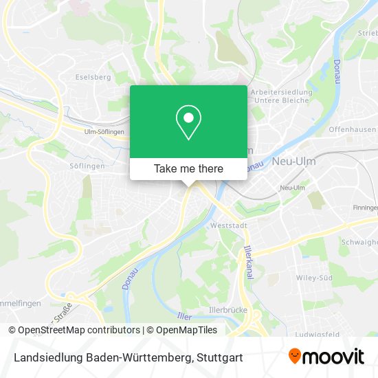 Landsiedlung Baden-Württemberg map