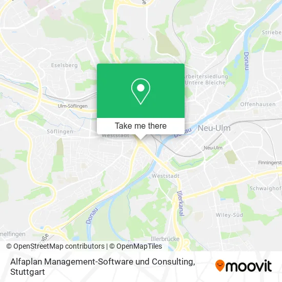 Карта Alfaplan Management-Software und Consulting