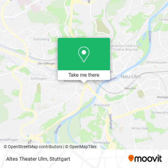 Карта Altes Theater Ulm