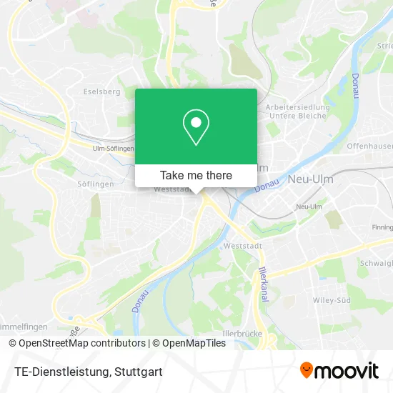 Карта TE-Dienstleistung