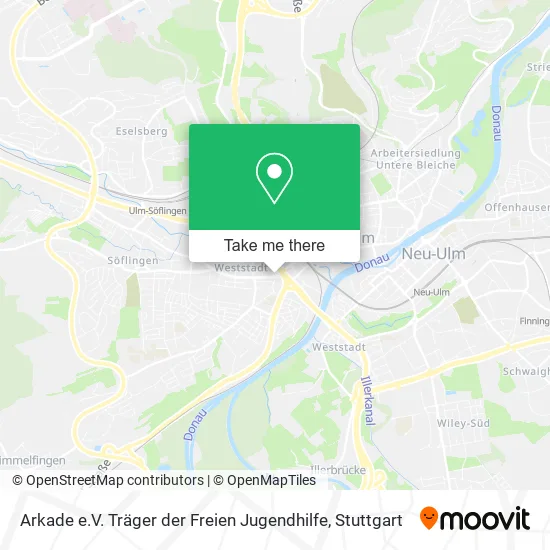 Карта Arkade e.V. Träger der Freien Jugendhilfe
