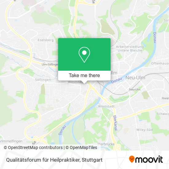 Карта Qualitätsforum für Heilpraktiker