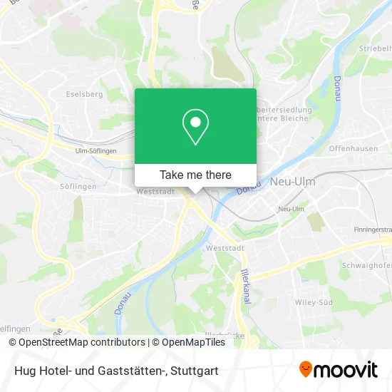 Карта Hug Hotel- und Gaststätten-