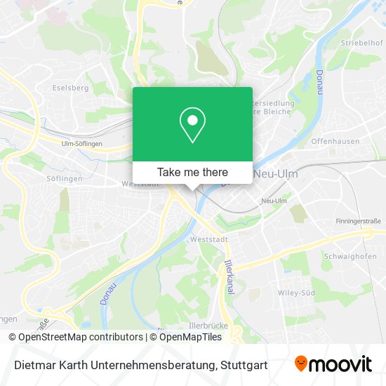 Dietmar Karth Unternehmensberatung map