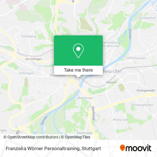 Franziska Wörner Personaltraining map