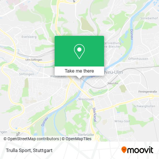 Trulla Sport map