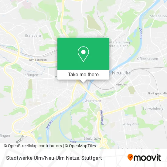 Stadtwerke Ulm/Neu-Ulm Netze map