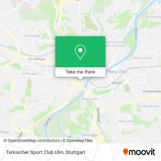 Türkischer Sport Club Ulm map