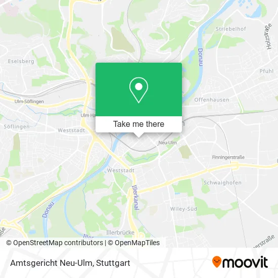 Карта Amtsgericht Neu-Ulm
