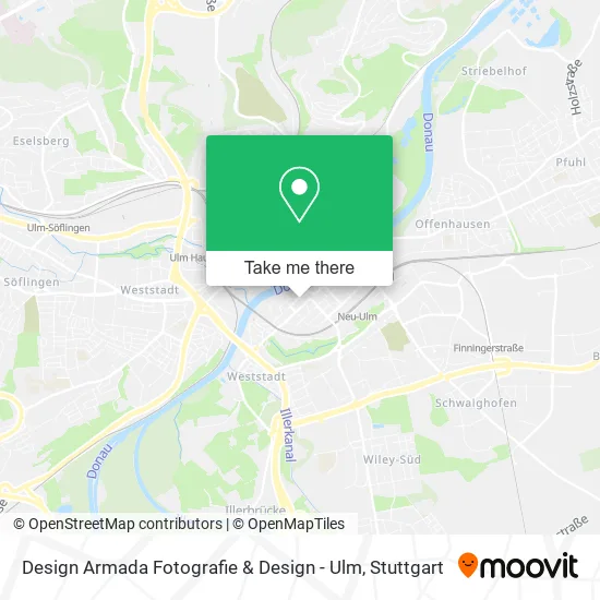 Карта Design Armada Fotografie & Design - Ulm