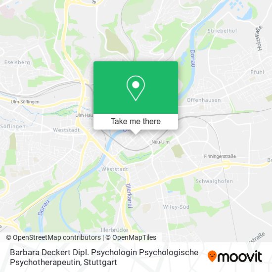 Barbara Deckert Dipl. Psychologin Psychologische Psychotherapeutin map