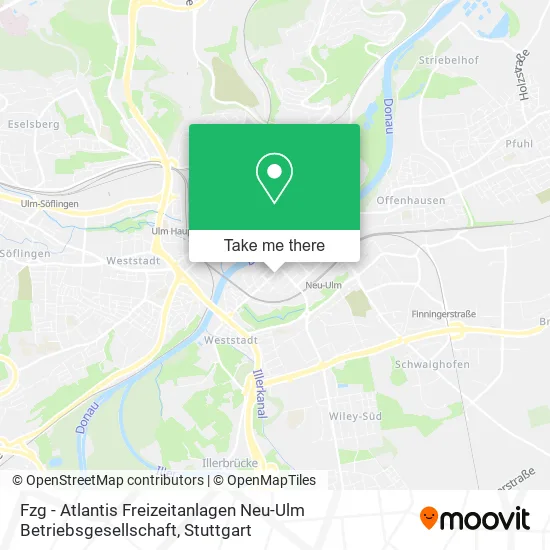 Карта Fzg - Atlantis Freizeitanlagen Neu-Ulm Betriebsgesellschaft