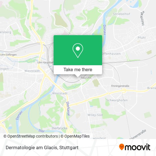Dermatologie am Glacis map