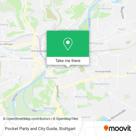 Карта Pocket Party and City Guide