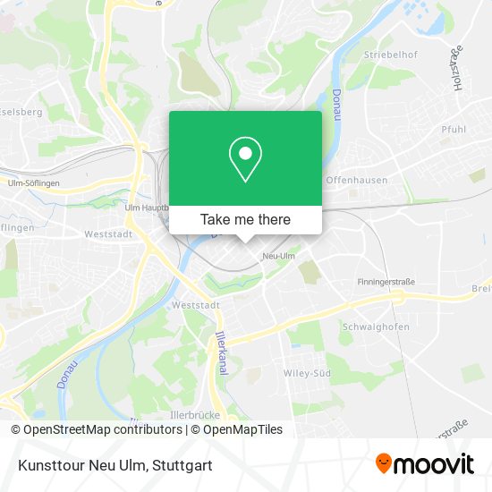 Kunsttour Neu Ulm map