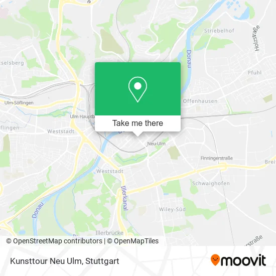 Карта Kunsttour Neu Ulm