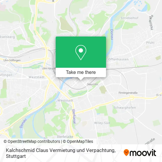 Карта Kalchschmid Claus Vermietung und Verpachtung