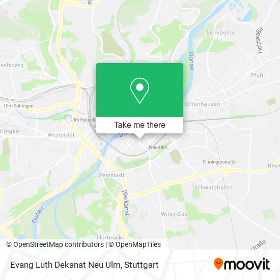 Карта Evang Luth Dekanat Neu Ulm