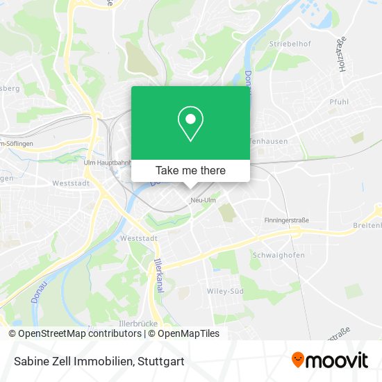 Sabine Zell Immobilien map