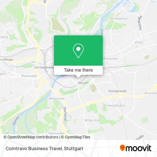 Comtravo Business Travel map