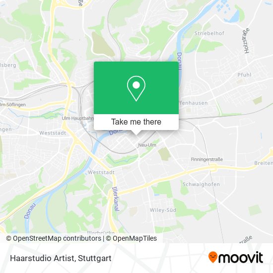 Haarstudio Artist map