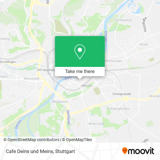 Карта Cafe Deins und Meins